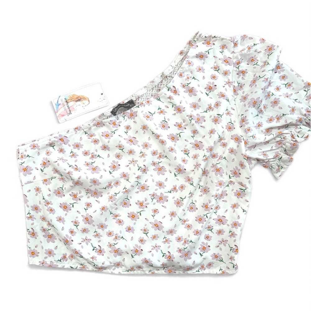 PRETTYGARDEN Floral Off-Shoulder Top